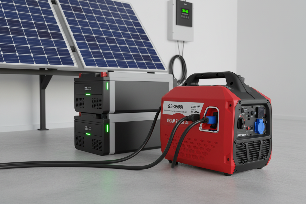 Generador Inverter Force GS-3500iE 3500W con Control Remoto